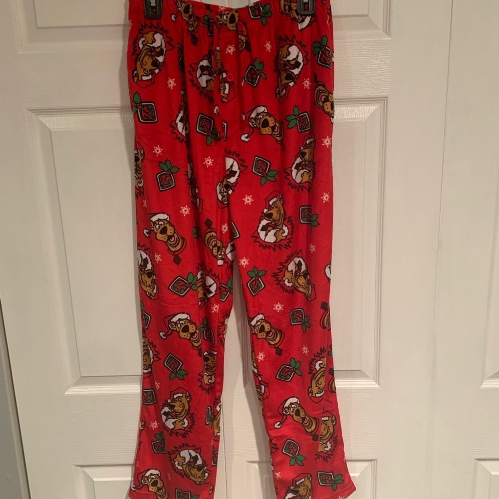 Scooby Doo Cartoon Print Pajama Pants